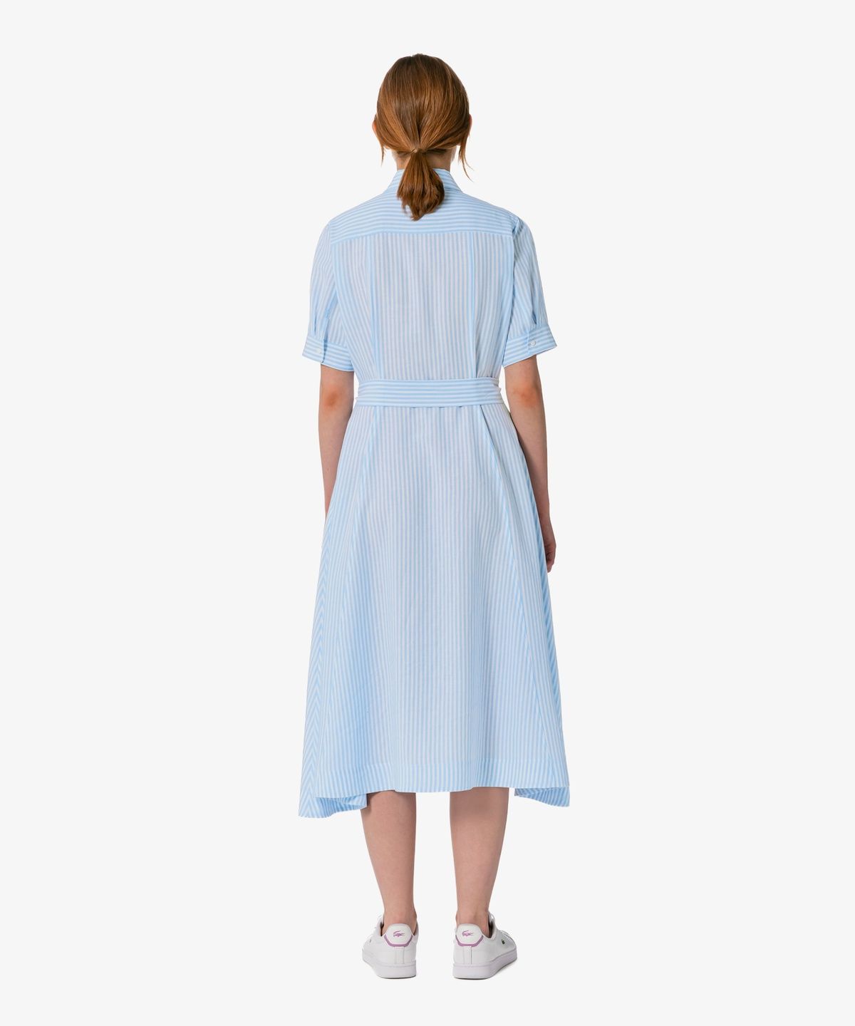 라코스테(LACOSTE) 여성 린넨 셔츠 드레스 EF319E-56G HBP