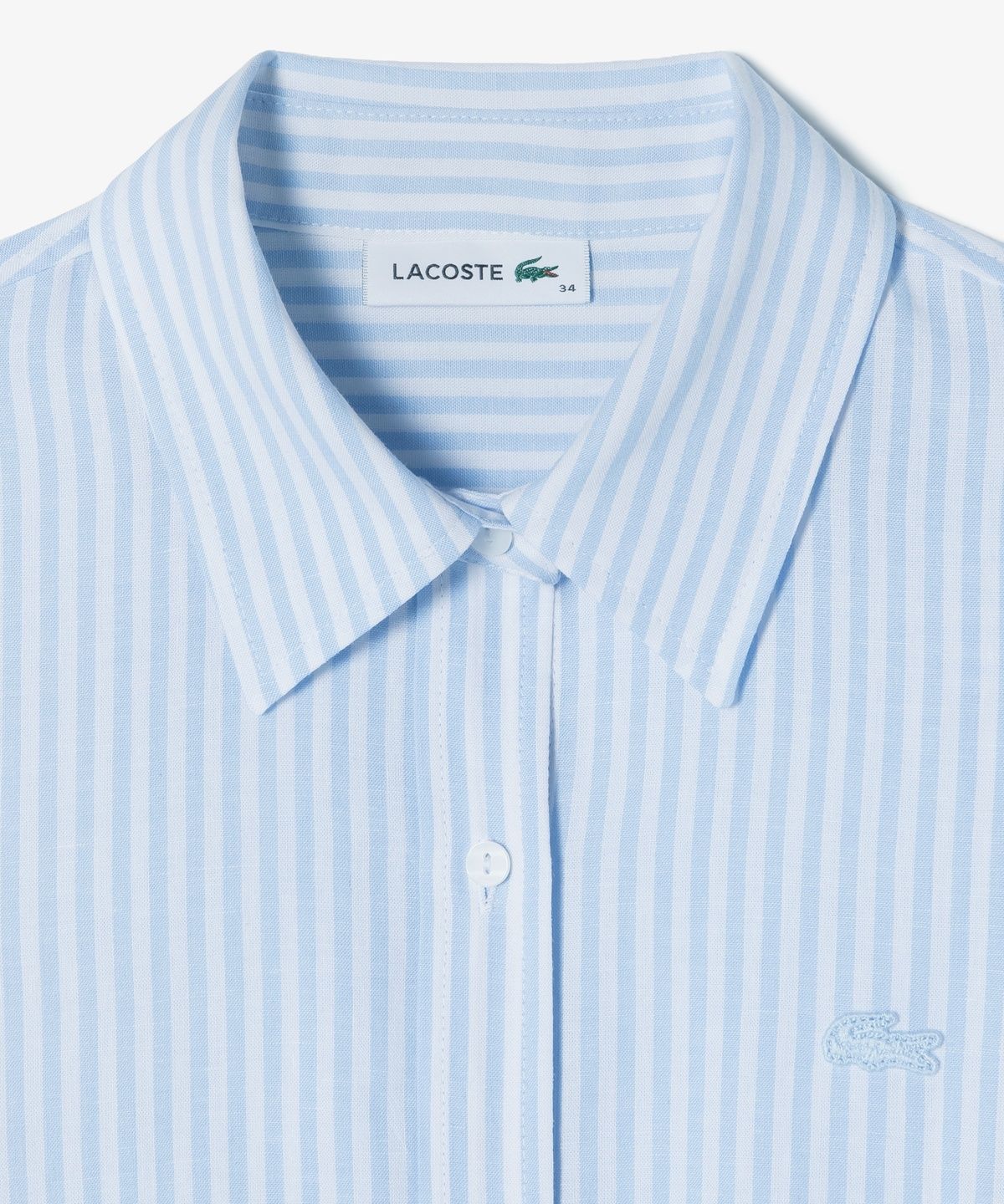 라코스테(LACOSTE) 여성 린넨 셔츠 드레스 EF319E-56G HBP
