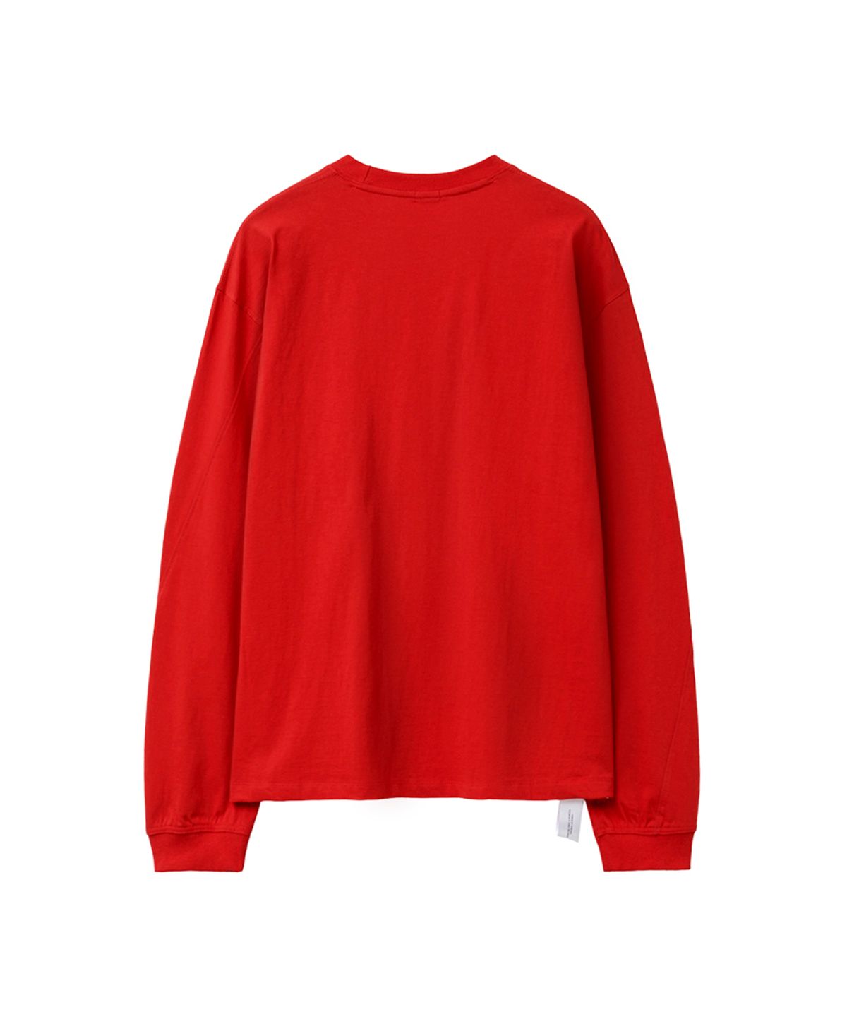 유체 프레타 포르테(YOUCHE PRET A PORTER) SQ SLANT LONG SLEEVE TEE Scarlet Red