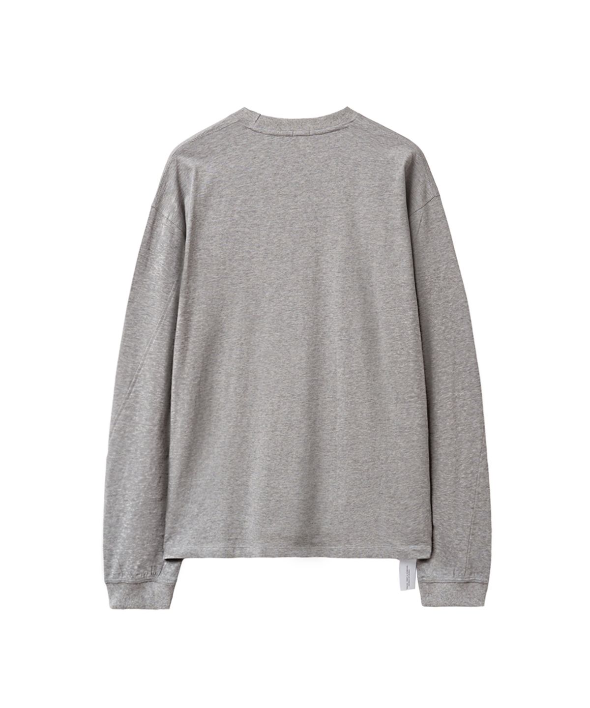 유체 프레타 포르테(YOUCHE PRET A PORTER) SQ SLANT LONG SLEEVE TEE Heather Gray