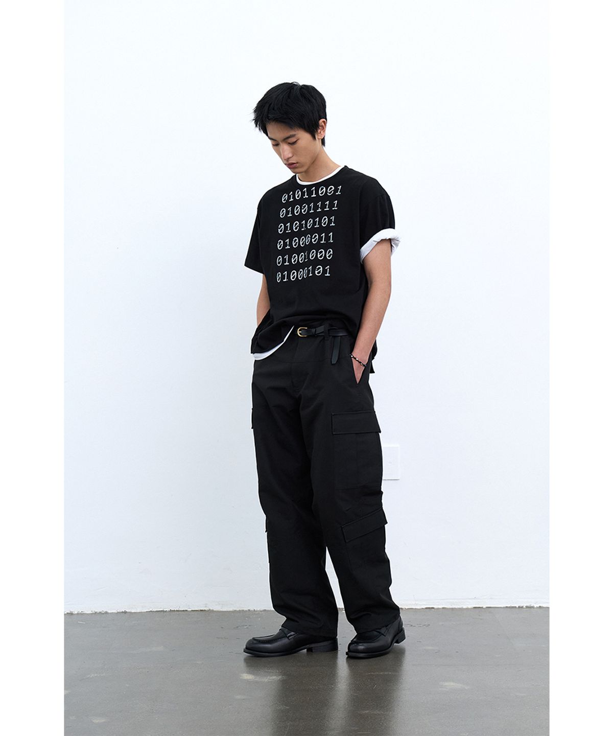 유체 프레타 포르테(YOUCHE PRET A PORTER) SQ FIELD CARGO TROUSERS Black