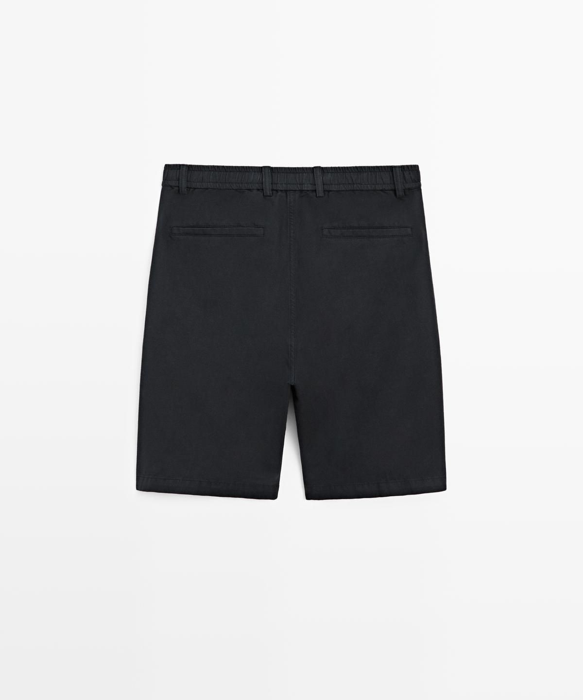 마시모두띠(MASSIMO DUTTI) 린넨 버뮤다 팬츠