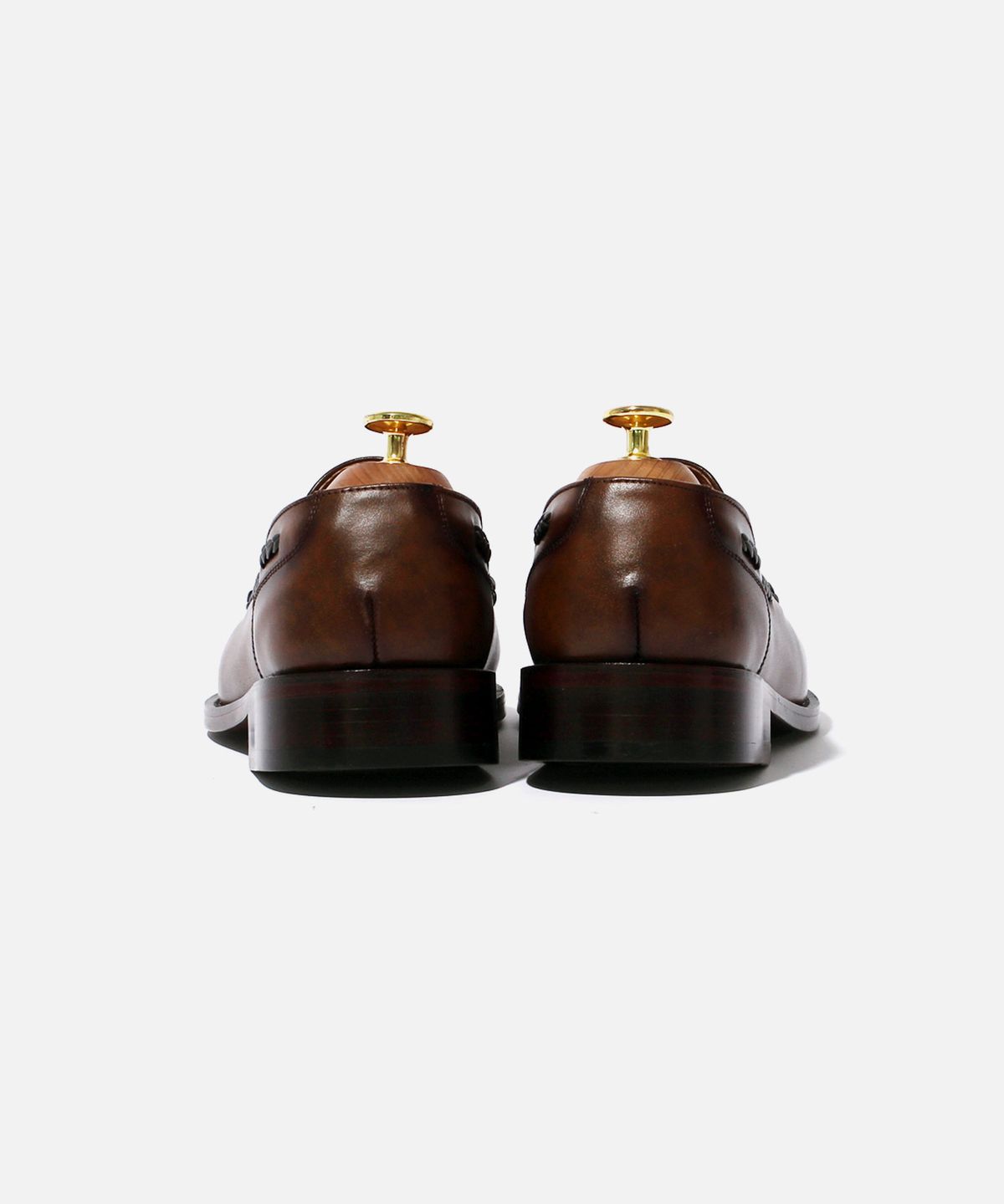 커스텀무드(CUSTOMMOOD) 메이든 소가죽 테슬로퍼(Heritage brown)
