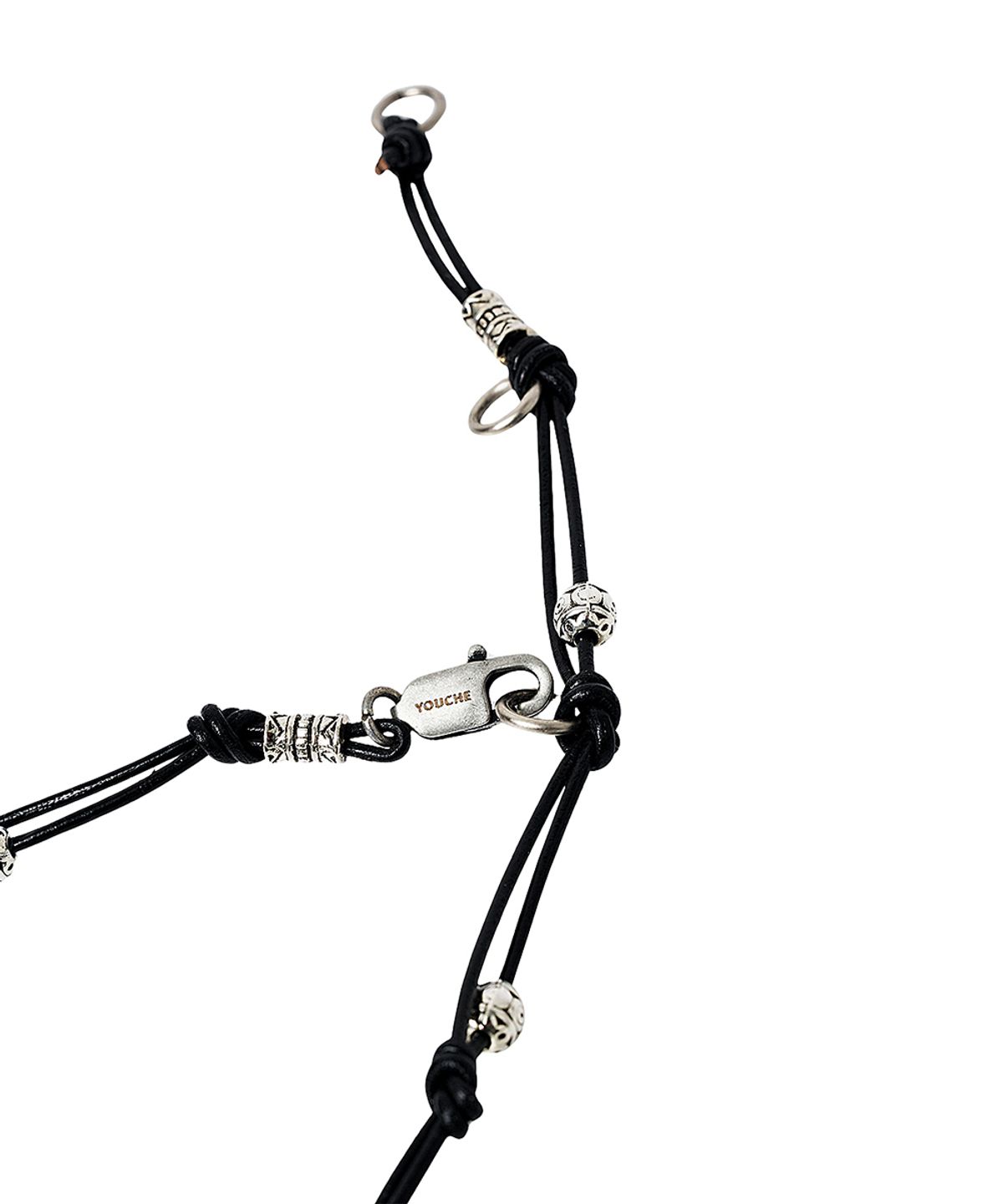 유체 프레타 포르테(YOUCHE PRET A PORTER) SQ NODE NECKLACE 001 Obsidian Black