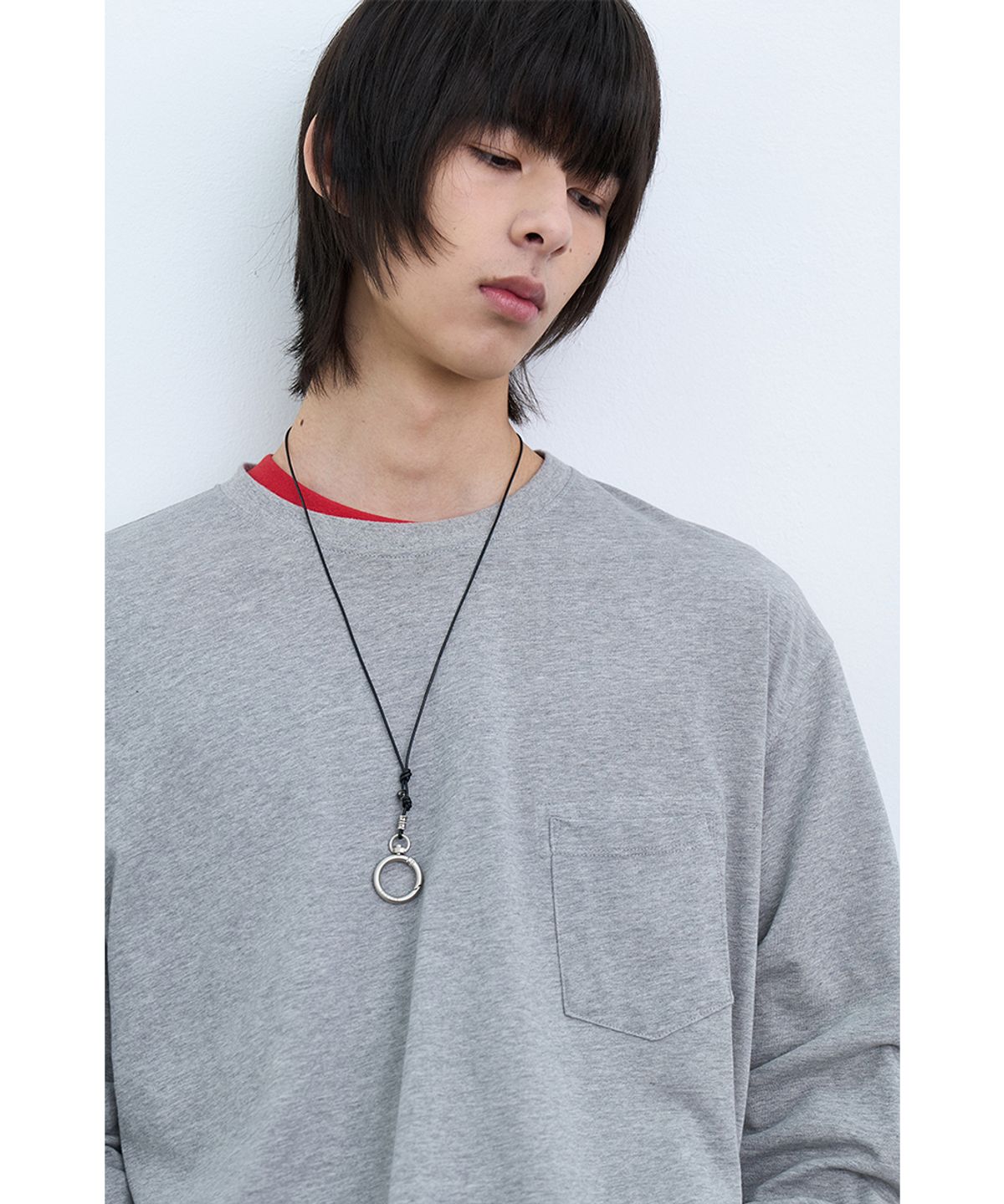 유체 프레타 포르테(YOUCHE PRET A PORTER) SQ RING NECKLACE 002 Silver