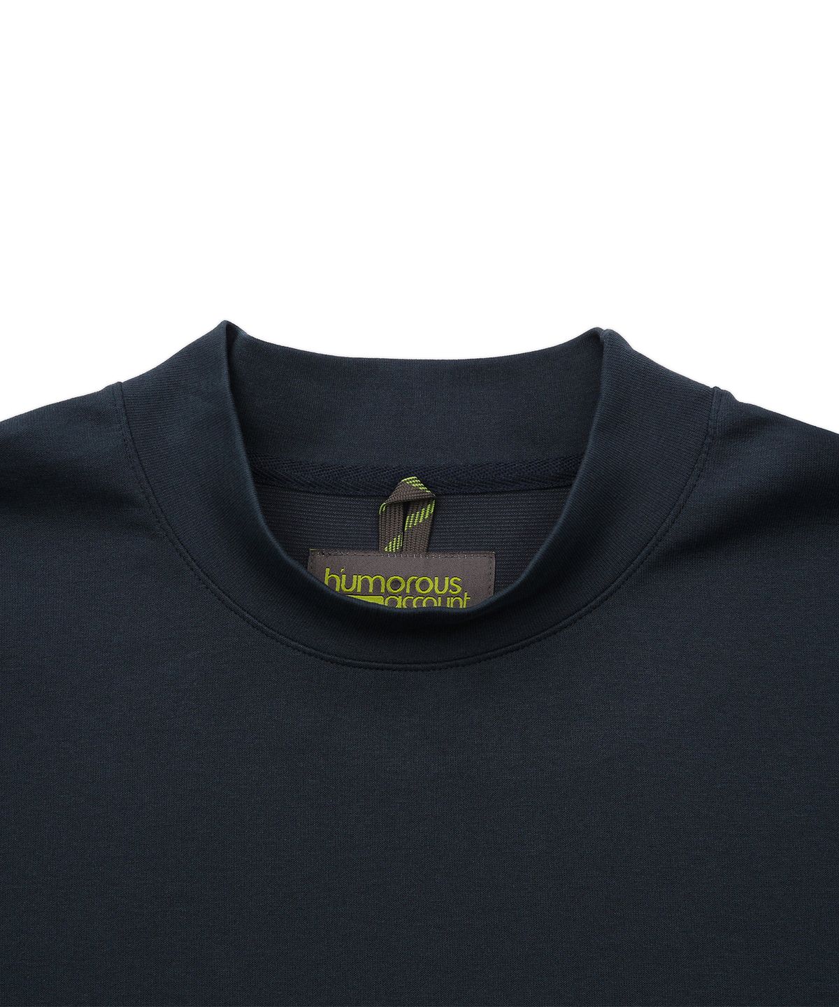 휴머러스 어카운트(HUMOROUS ACCOUNT) ATHLETIC MOCKNECK H/S TEE / NAVY