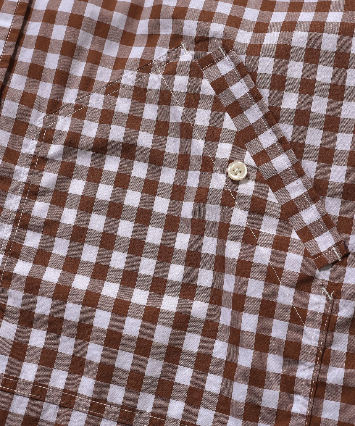 휴머러스 어카운트(HUMOROUS ACCOUNT) REST SHIRT / BROWN GINGHAM