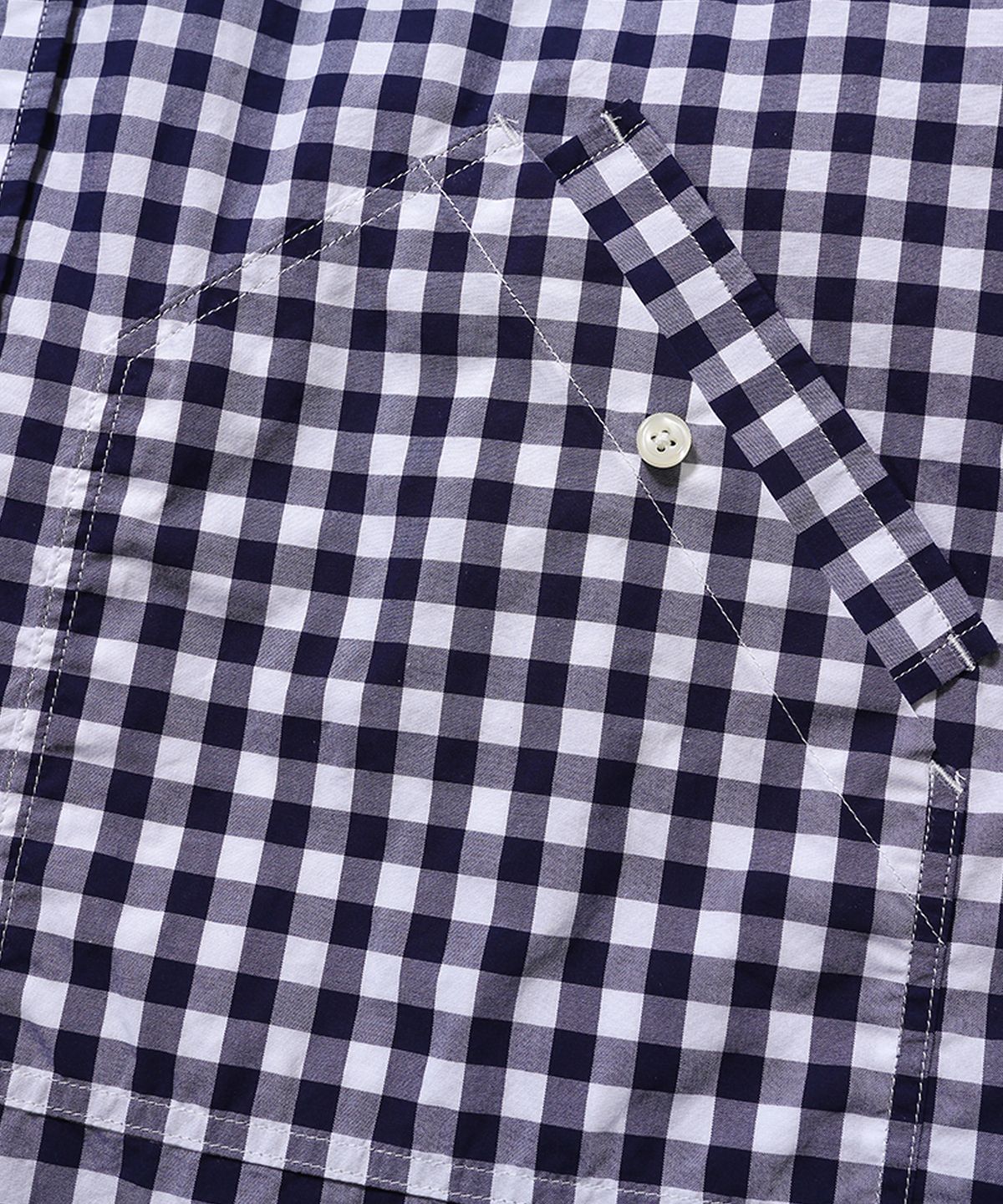휴머러스 어카운트(HUMOROUS ACCOUNT) REST SHIRT / NAVY GINGHAM