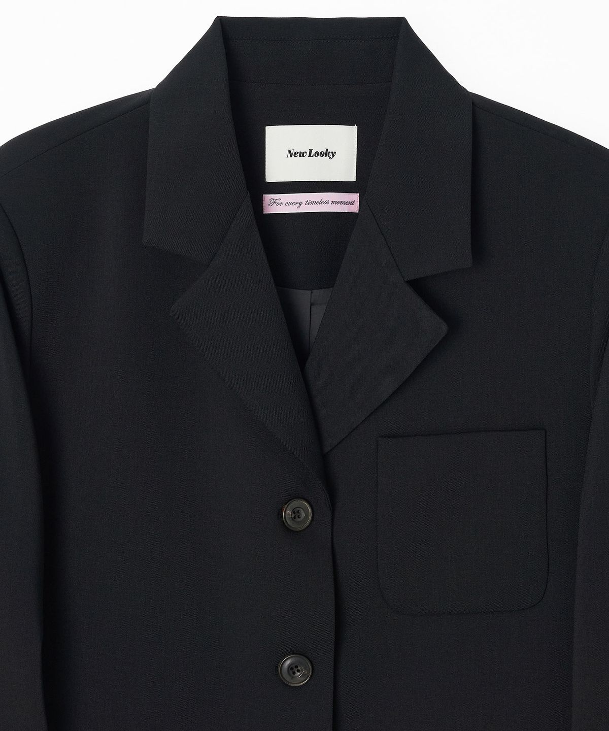 뉴루키(NEW LOOKY) Basic fit jacket_Black