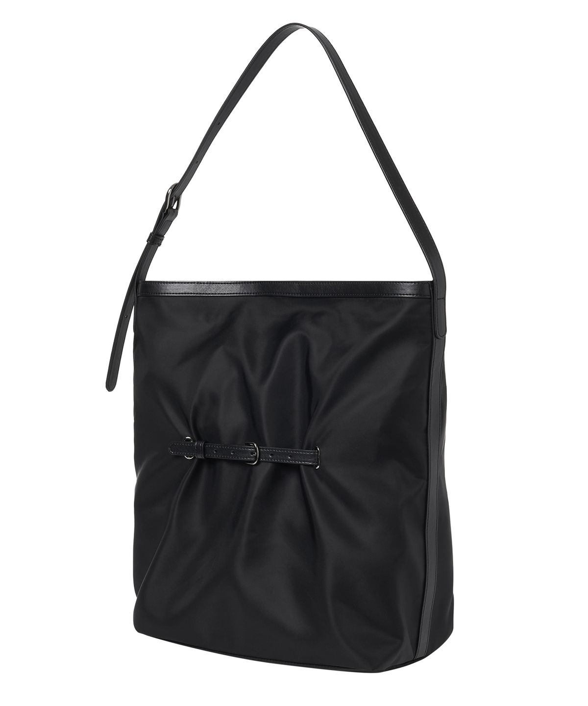뉴루키(NEW LOOKY) Strap point bucket bag _Black