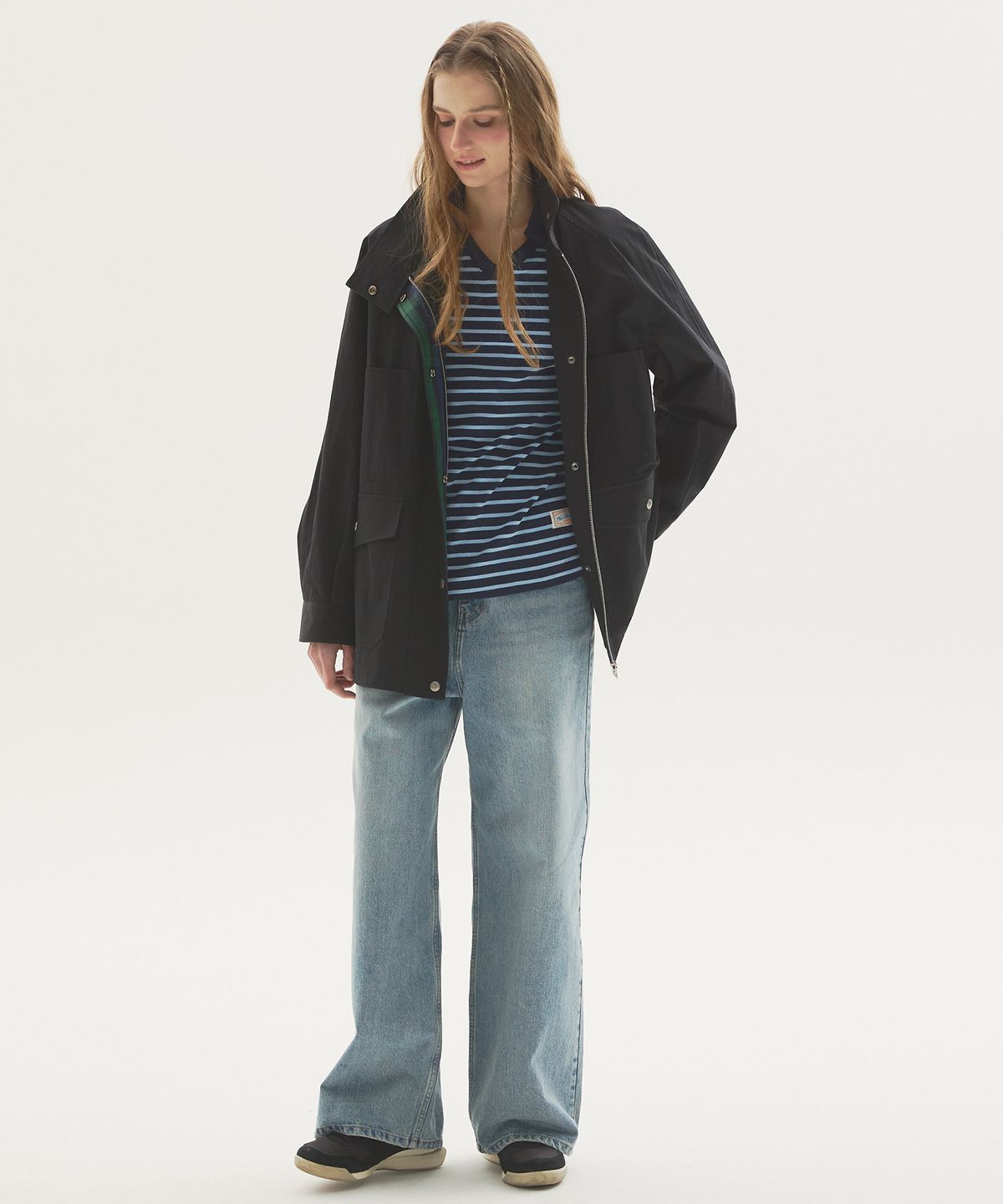 뉴루키(NEW LOOKY) New vintage work jacket_Black