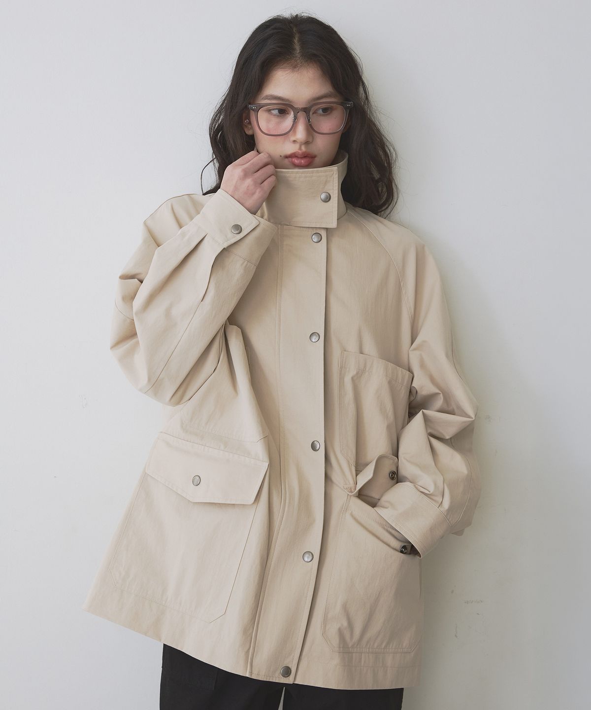 뉴루키(NEW LOOKY) New vintage work jacket_Beige
