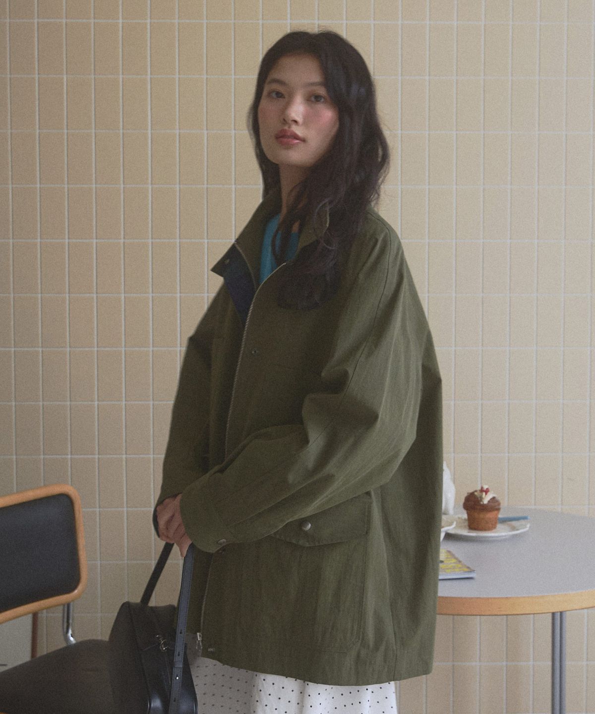 뉴루키(NEW LOOKY) New vintage work jacket_Khaki
