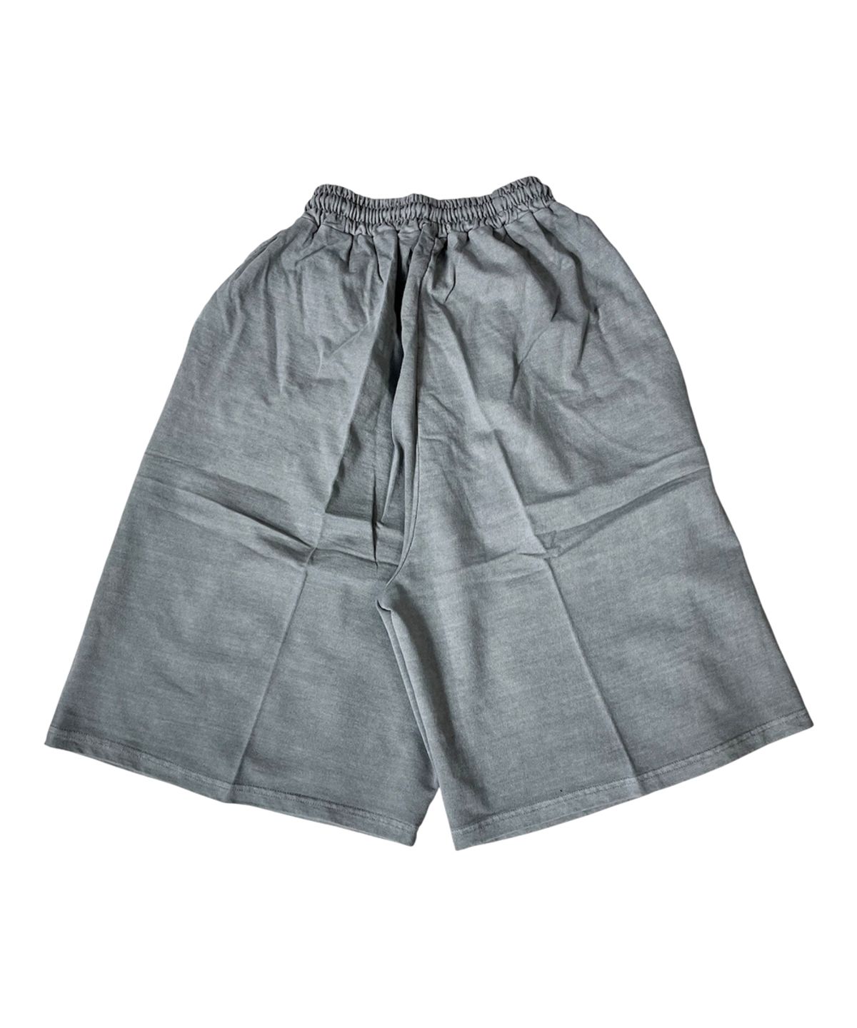 스케이터락(SK8ER ROCK) Rough Cross Pigment Bermuda Shorts ((gray))