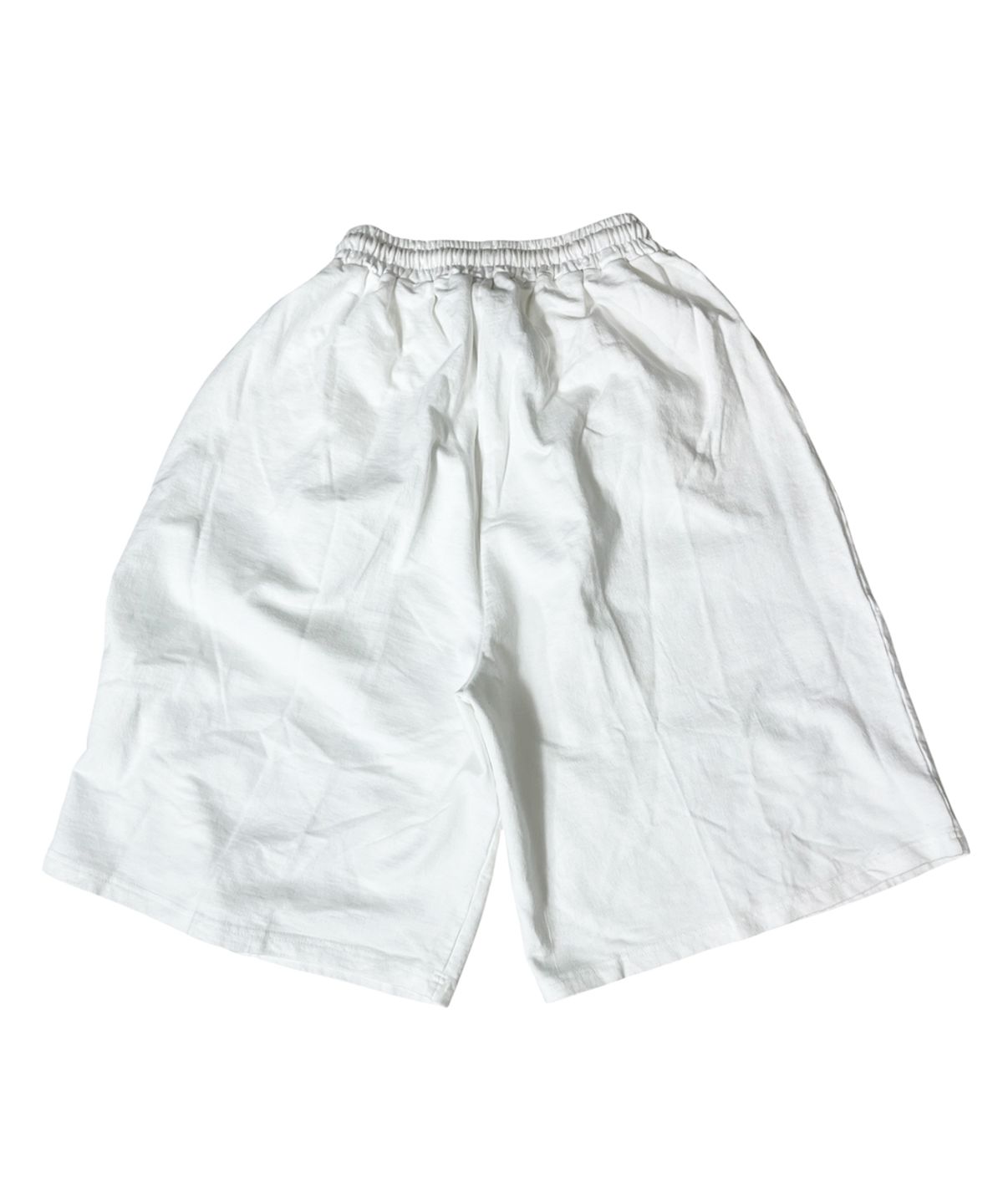 스케이터락(SK8ER ROCK) Rough Cross Pigment Bermuda Shorts ((ivory))