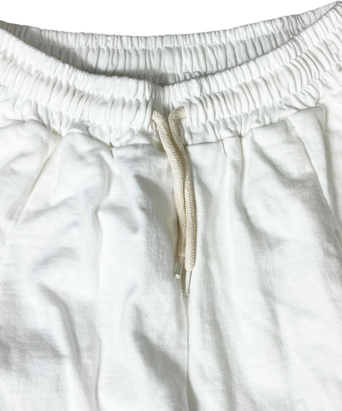 스케이터락(SK8ER ROCK) Rough Cross Pigment Bermuda Shorts ((ivory))