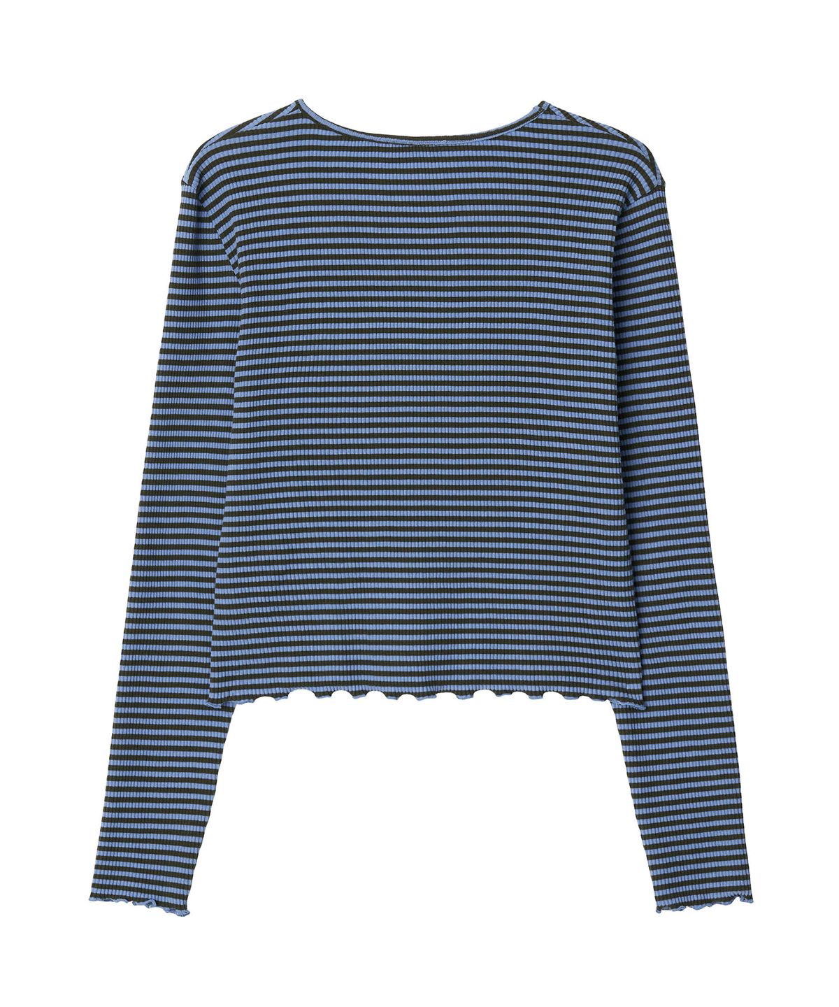 뉴루키(NEW LOOKY) Shirring point long sleeves t-shirt_Khaki