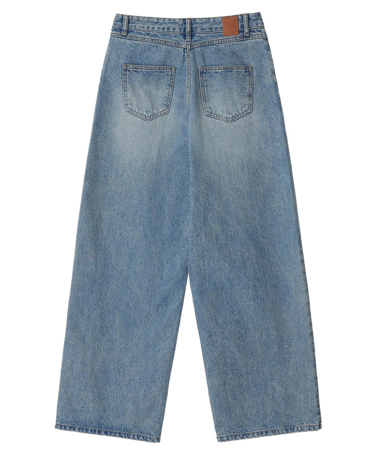 뉴루키(NEW LOOKY) Wide fit denim pants_Blue
