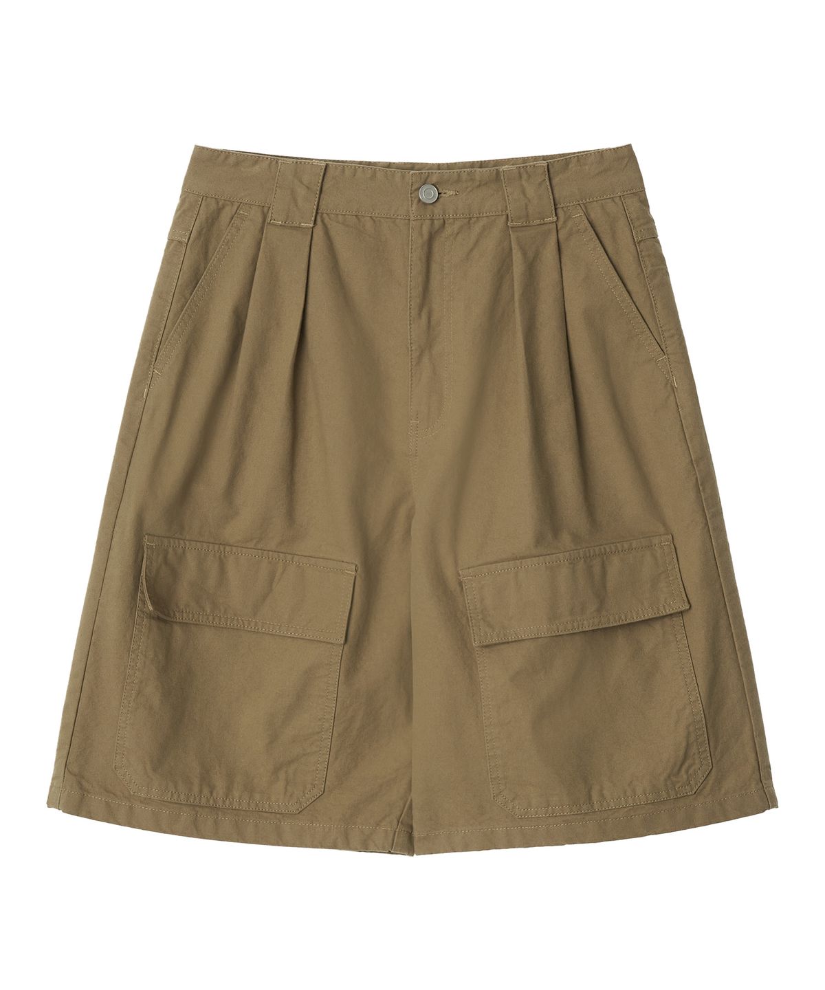 뉴루키(NEW LOOKY) Vintage cotton cargo shorts_Beige