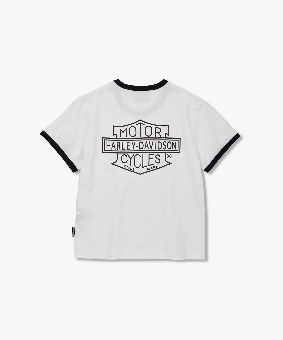 할리데이비슨 컬렉션스®(HARLEY-DAVIDSON COLLECTIONS®) [여성] 할리 바앤실드 크롭 링거티 화이트_HH26111057