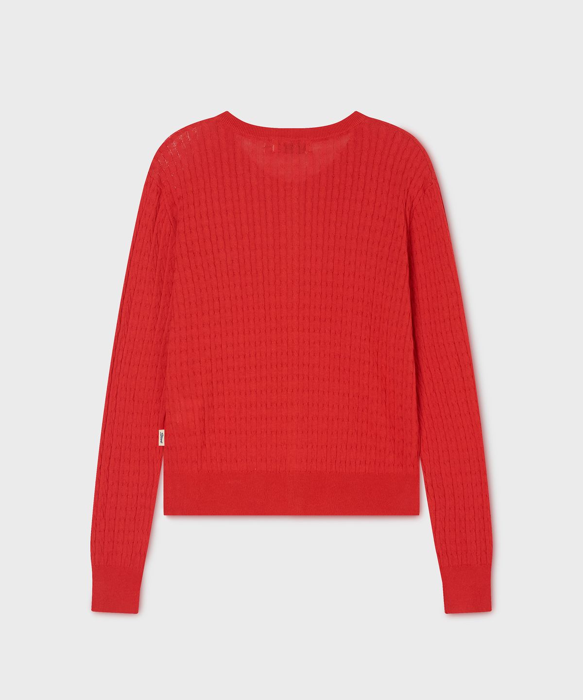 후아유(WHO.A.U) Steve High Gauge Cable Cardigan / WHCKG2521F