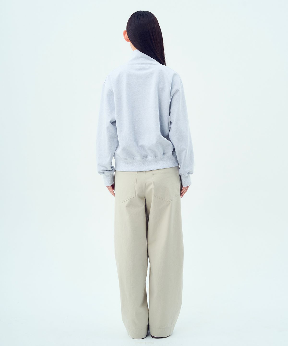 콥키노(KOBKINO) COTTON STITCH PANTS (MINT BEIGE)