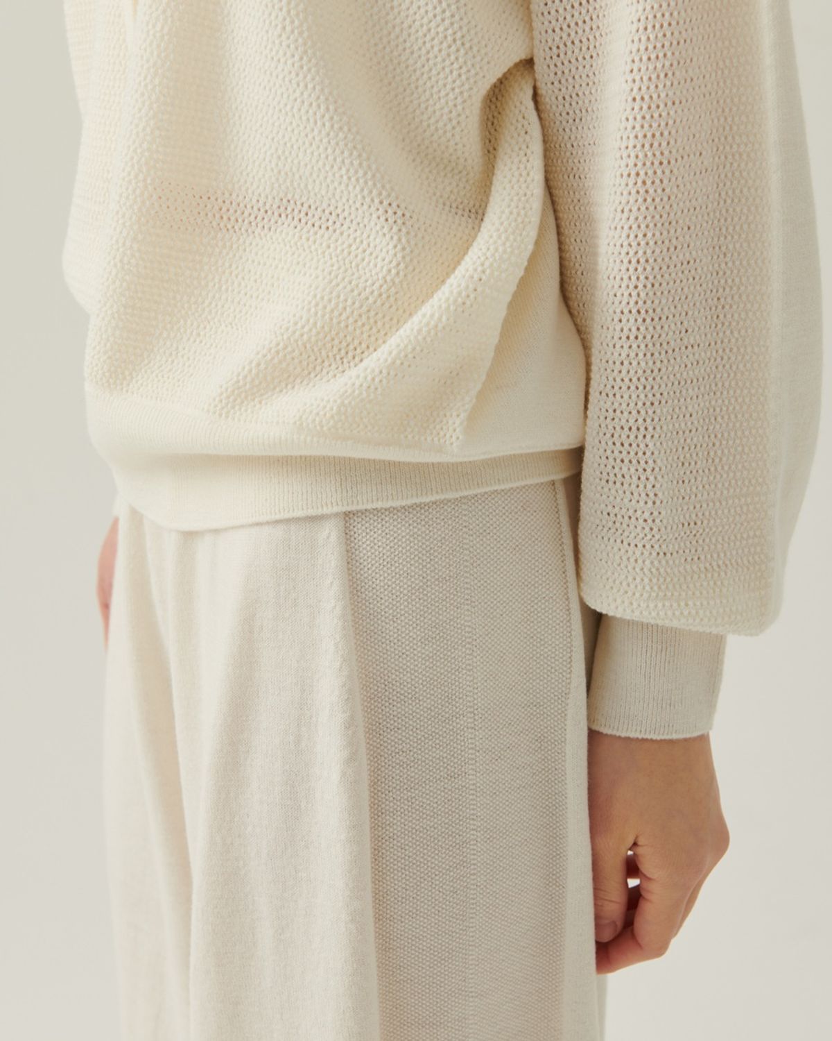 베이스스레드(BASETHREAD) Dew Pants - Cream