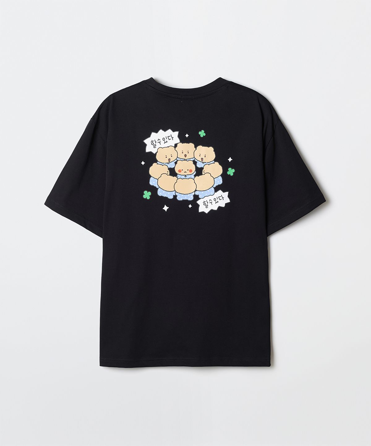 스파오(SPAO) [망그러진곰] 반팔 티셔츠(BLACK)_SPRLG25U03