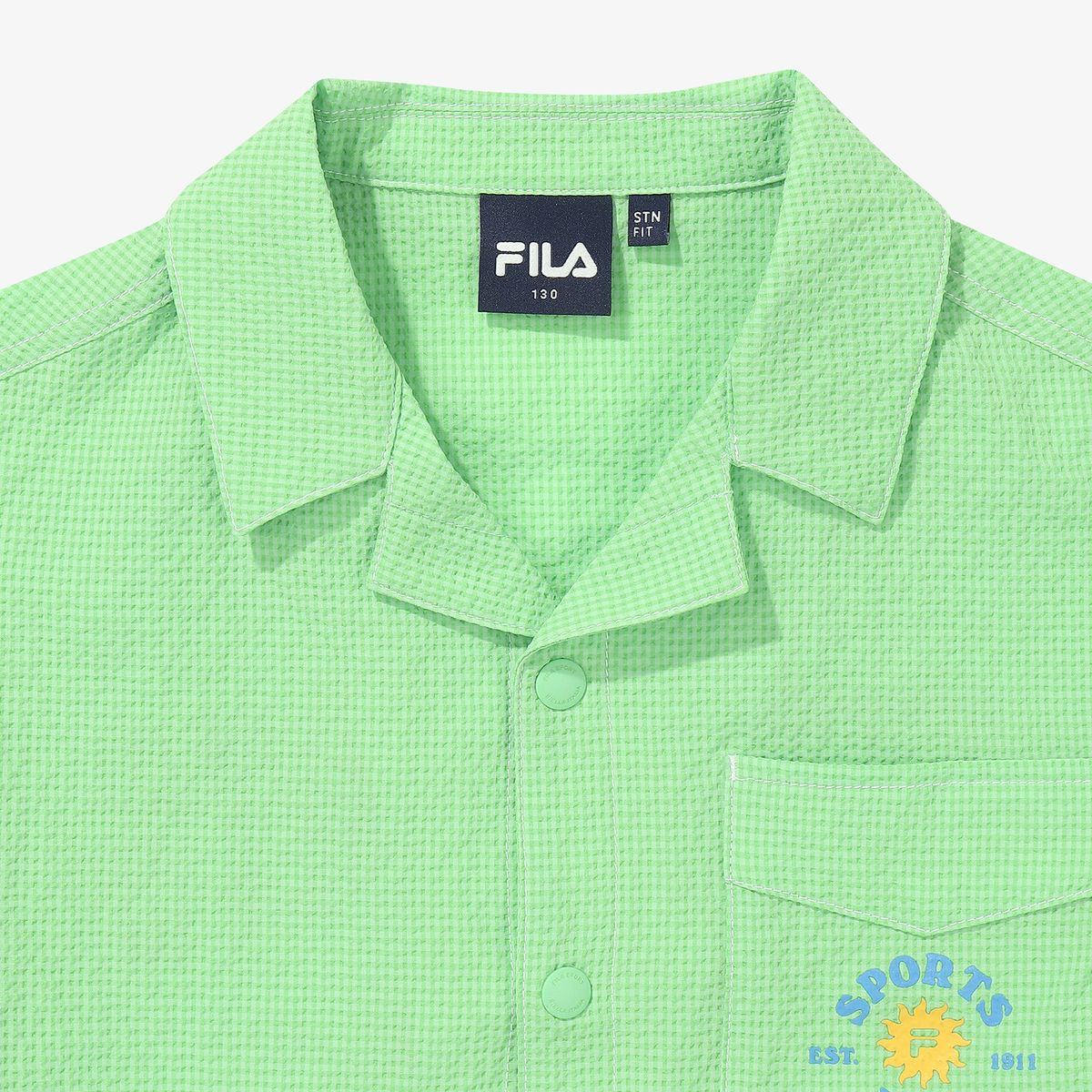 휠라 키즈(FILA KIDS) NATURE 시어서커 셔켓