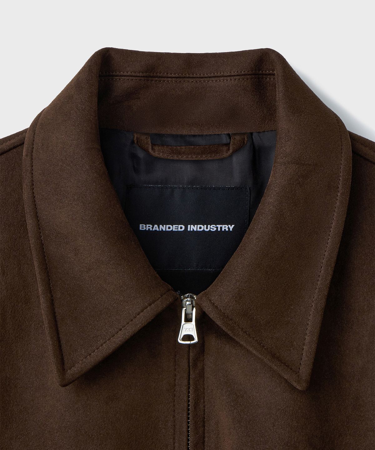 브랜디드(BRANDED) FAKE SUEDE BLOUSON JACKET [BROWN]
