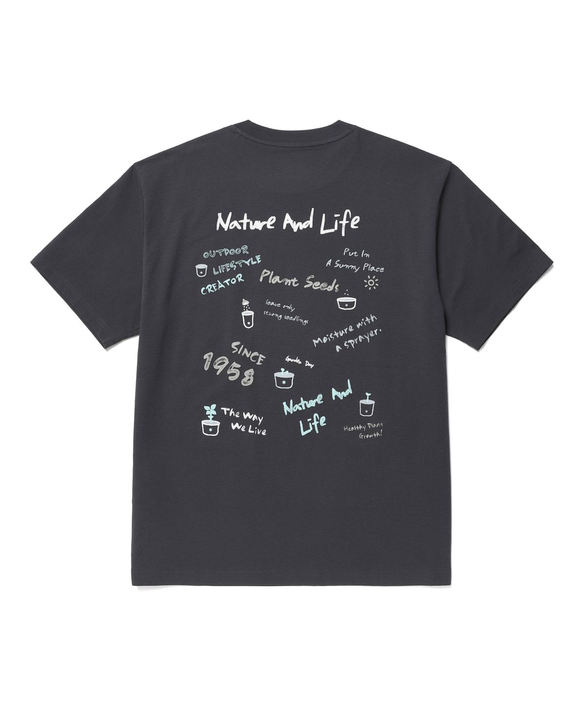스노우피크 어패럴(SNOWPEAK APPAREL) 소로나 크레용 반팔 티셔츠 (S26MUFTS08) Navy