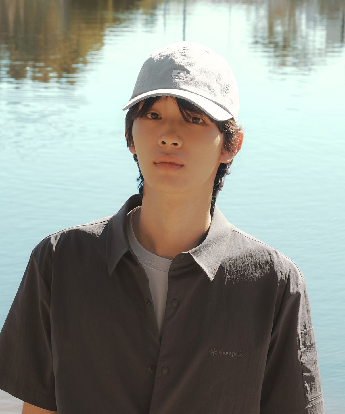 스노우피크 어패럴(SNOWPEAK APPAREL) 에코 타슬란 베이스 볼캡 (S26ZUFBC71) Gray