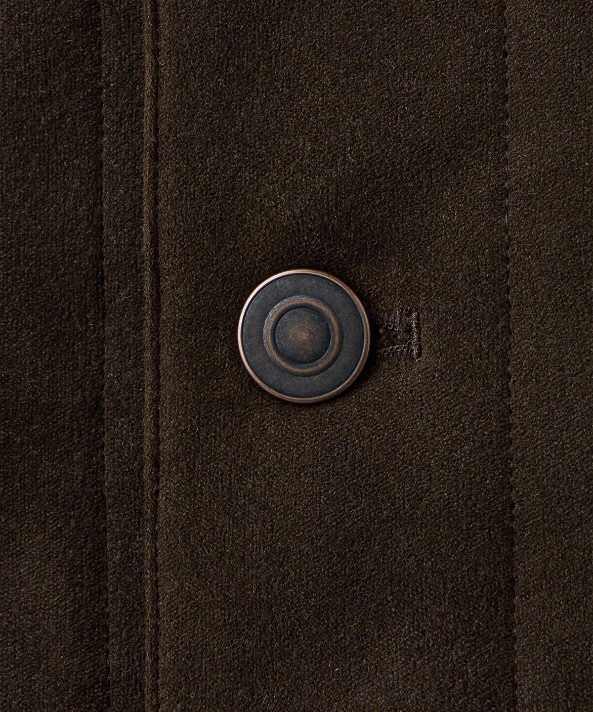 브랜디드(BRANDED) FAKE SUEDE TRUCKER JACKET [BROWN]