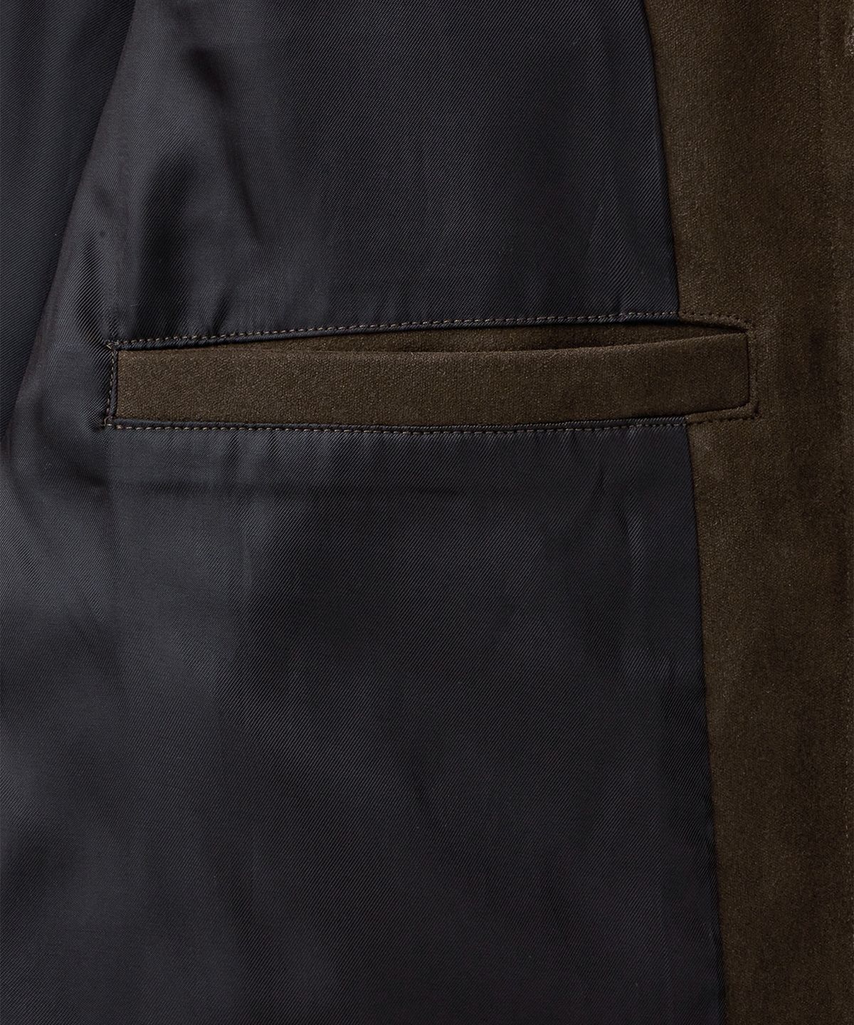 브랜디드(BRANDED) FAKE SUEDE TRUCKER JACKET [BROWN]