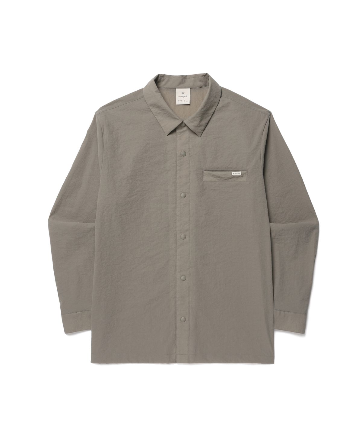 스노우피크 어패럴(SNOWPEAK APPAREL) 미닛 긴팔 셔츠 (S26MMFSH72) Vintage Gray