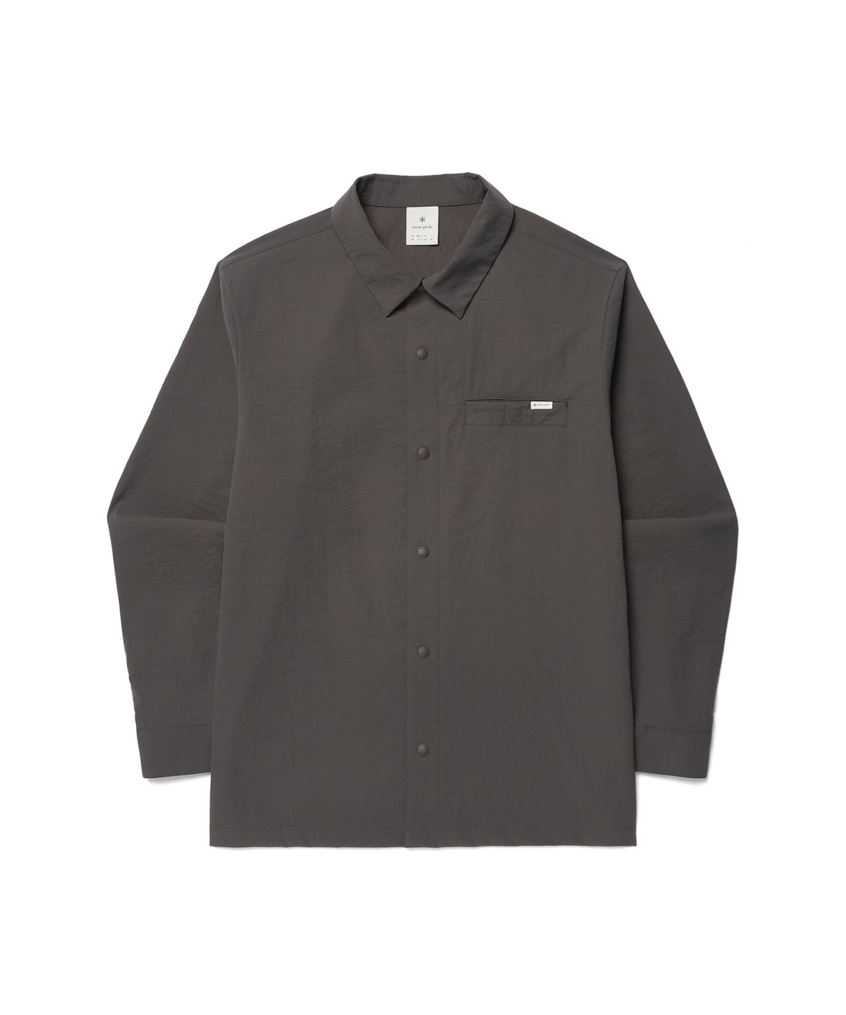 스노우피크 어패럴(SNOWPEAK APPAREL) 미닛 긴팔 셔츠 (S26MMFSH72) Chocolate Khaki