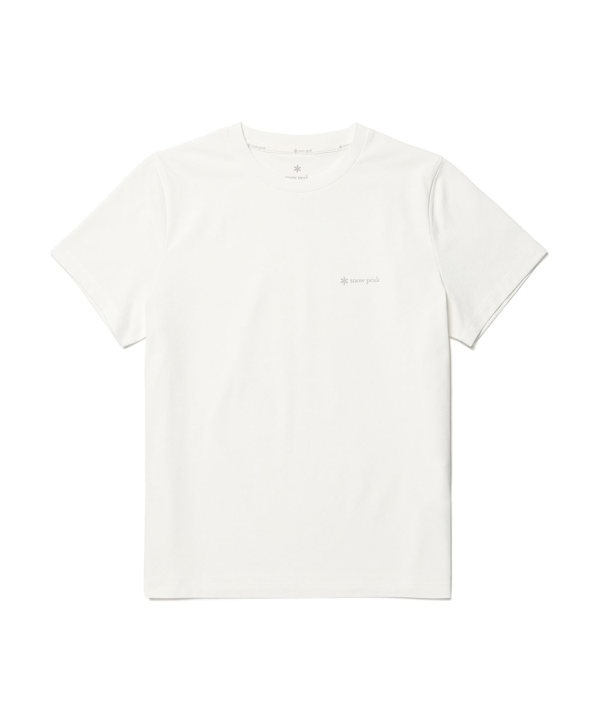 스노우피크 어패럴(SNOWPEAK APPAREL) 퀵드라이 여성 베이직 반팔 티셔츠 (S26MWTTS13) Off White