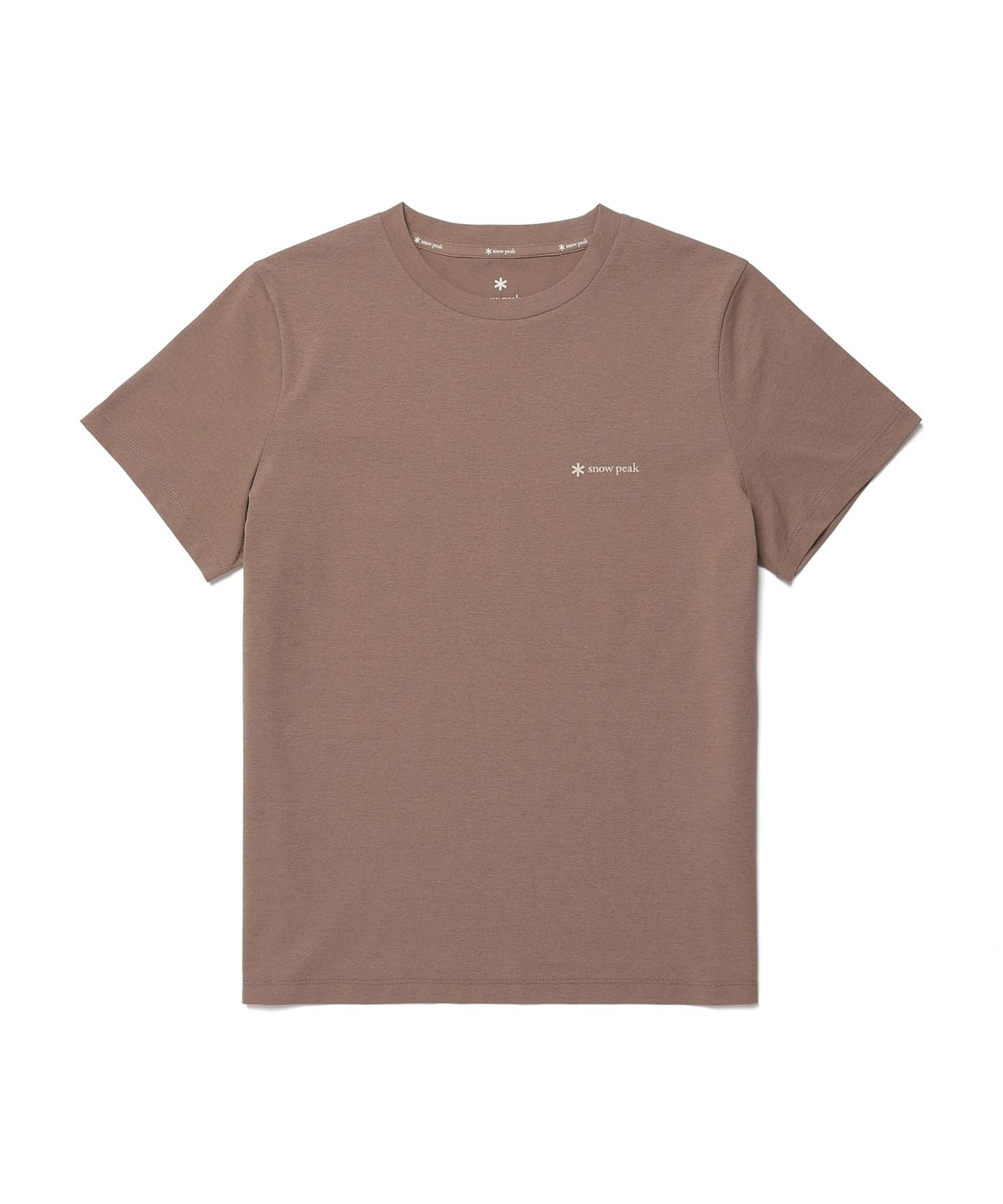 스노우피크 어패럴(SNOWPEAK APPAREL) 퀵드라이 여성 베이직 반팔 티셔츠 (S26MWTTS13) Brown