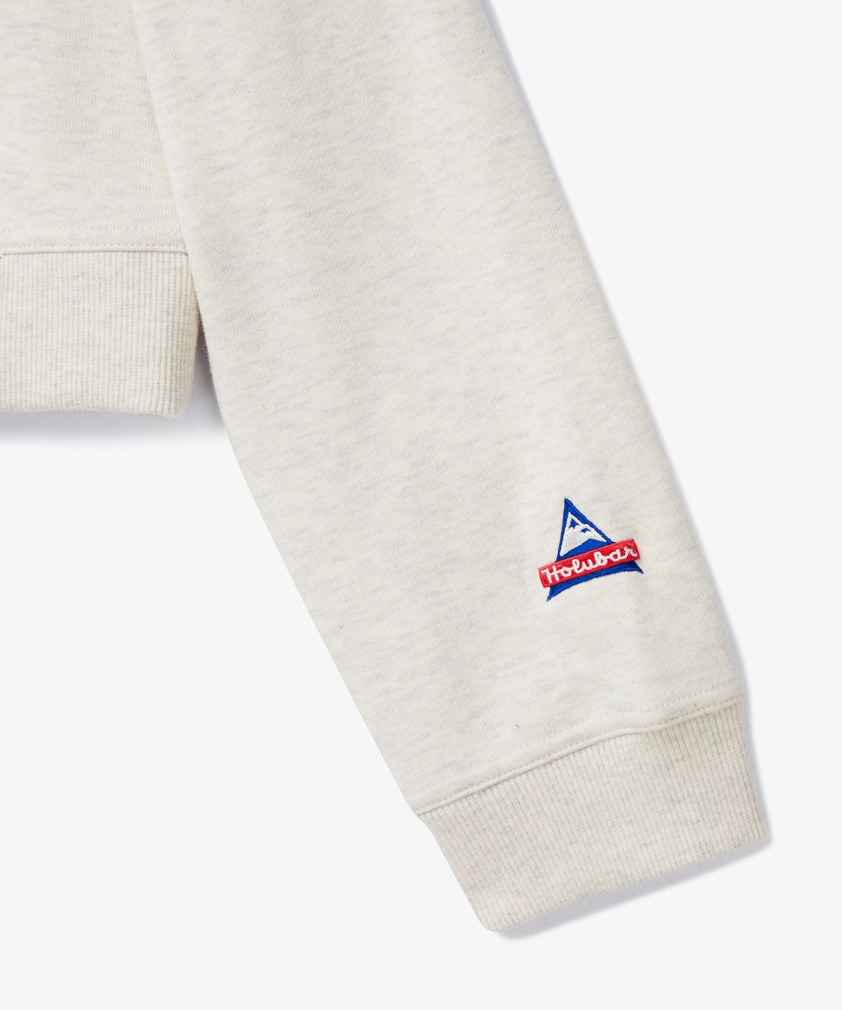 홀루바(HOLUBAR) Basic Logo Sweatshirt W Oatmeal