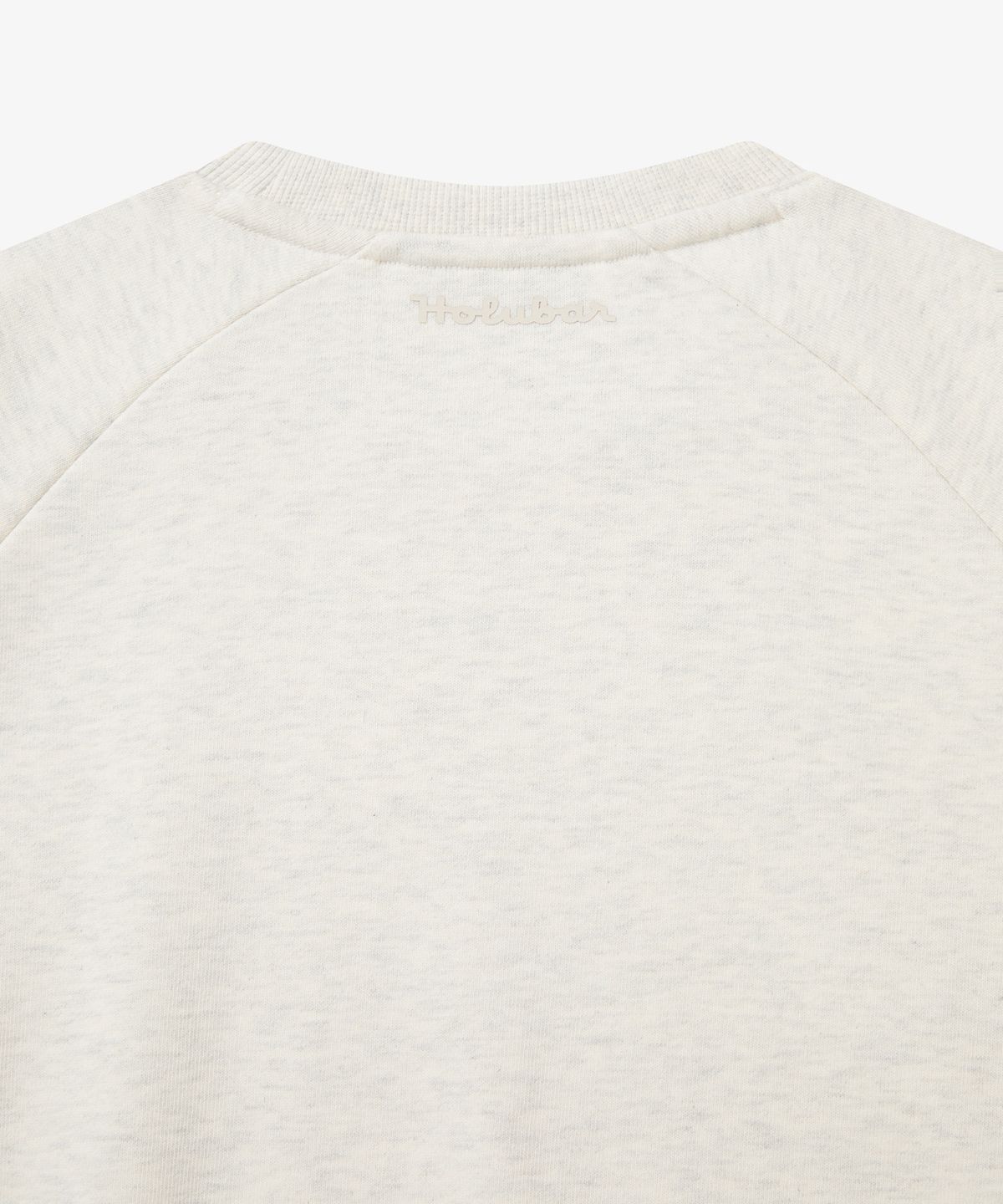 홀루바(HOLUBAR) Basic Logo Sweatshirt W Oatmeal