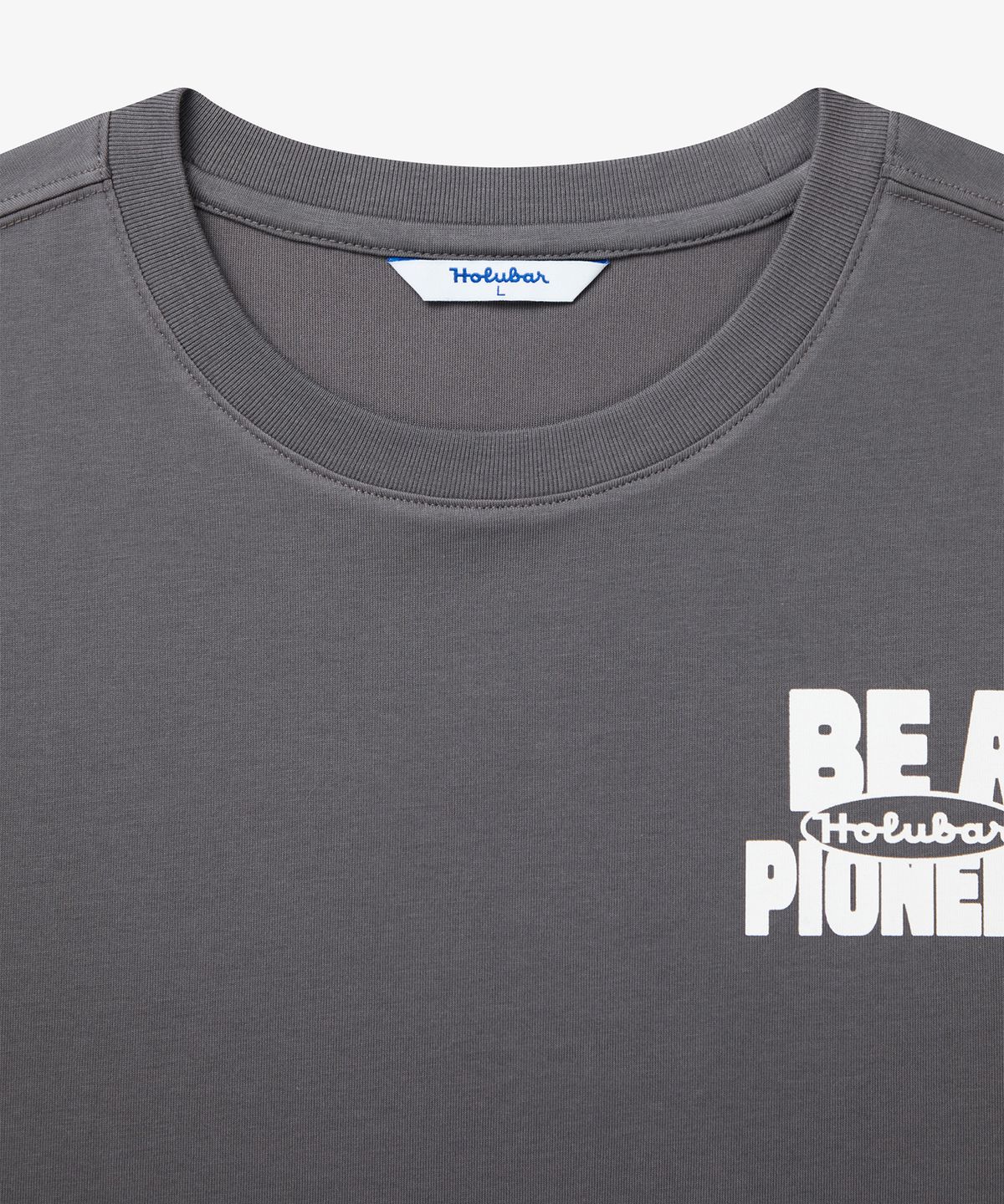 홀루바(HOLUBAR) Backpacking Graphic T Shirt Charcoal