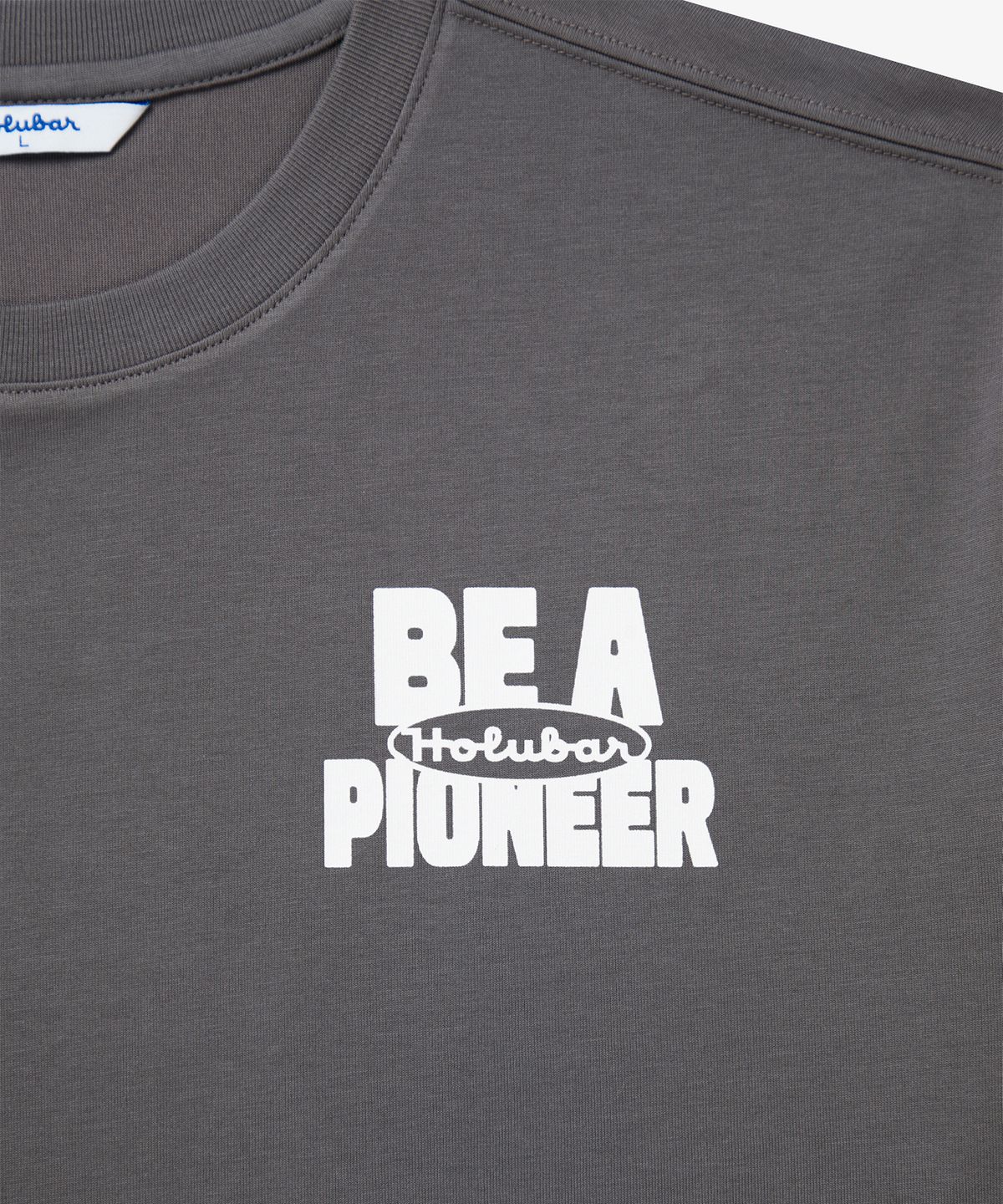 홀루바(HOLUBAR) Backpacking Graphic T Shirt Charcoal