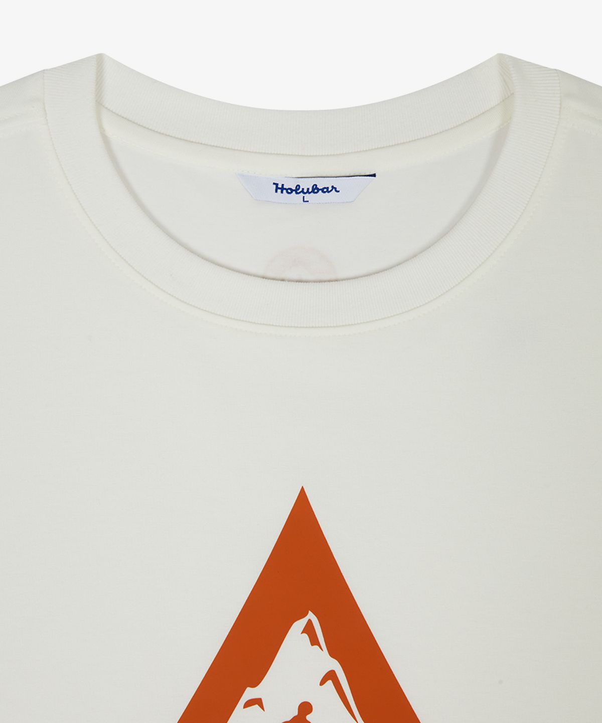 홀루바(HOLUBAR) Archive Logo T Shirt White