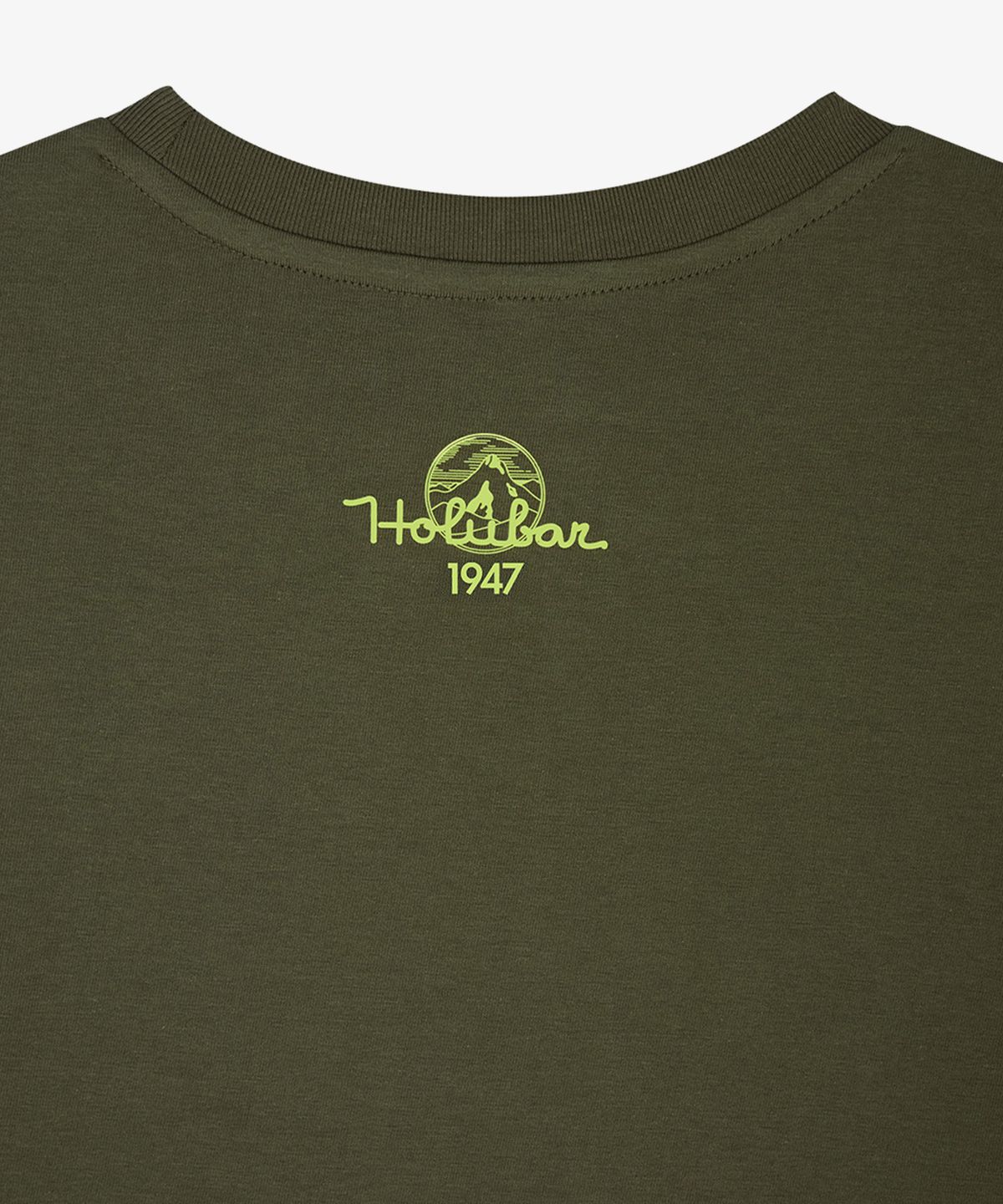 홀루바(HOLUBAR) Archive Logo T Shirt Khaki