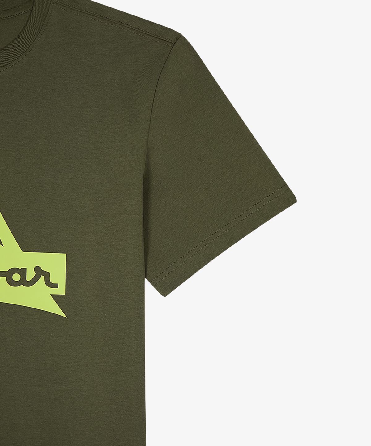 홀루바(HOLUBAR) Archive Logo T Shirt Khaki