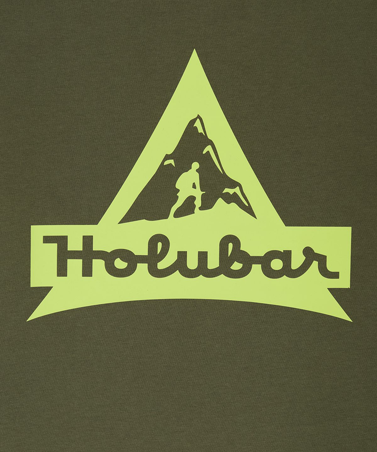 홀루바(HOLUBAR) Archive Logo T Shirt Khaki