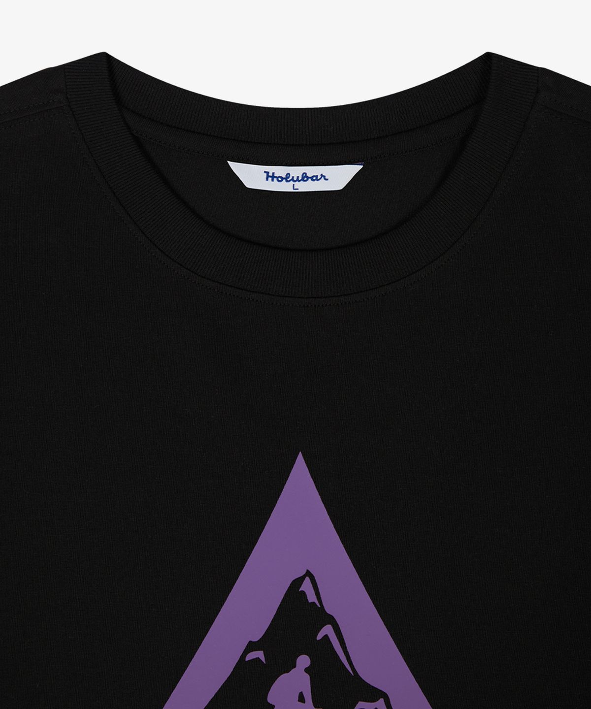 홀루바(HOLUBAR) Archive Logo T Shirt Black