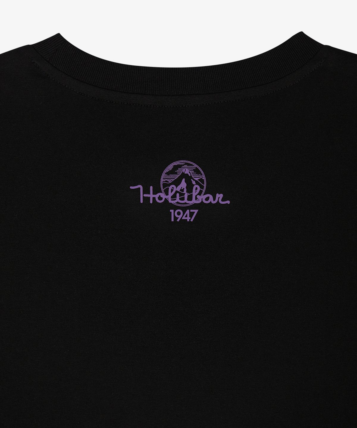 홀루바(HOLUBAR) Archive Logo T Shirt Black