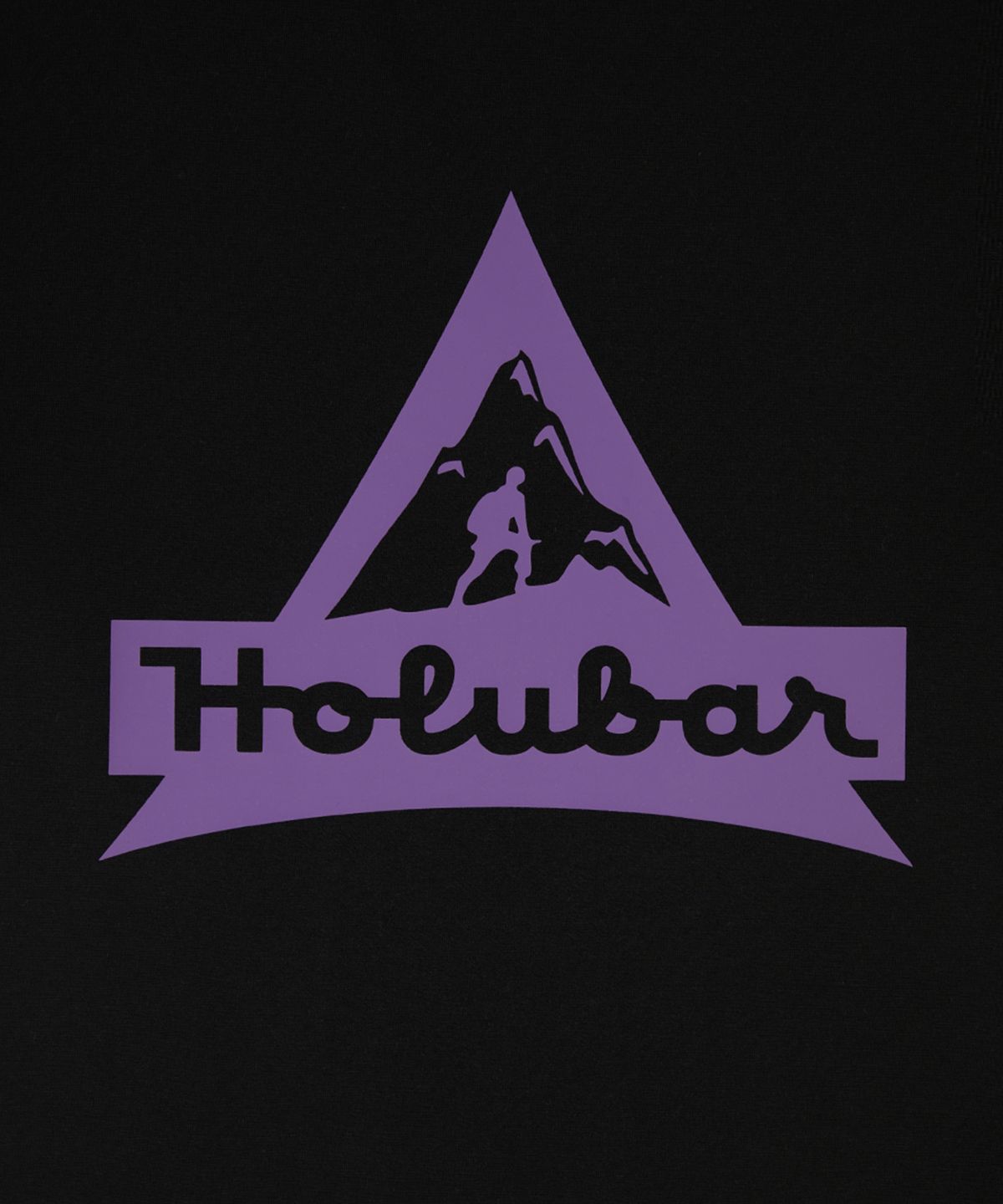 홀루바(HOLUBAR) Archive Logo T Shirt Black