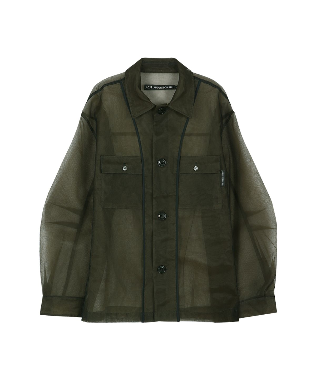 앤더슨벨(ADSB ANDERSSON BELL) KARIM SHEER OVER SHIRT atb1523m(BROWN)